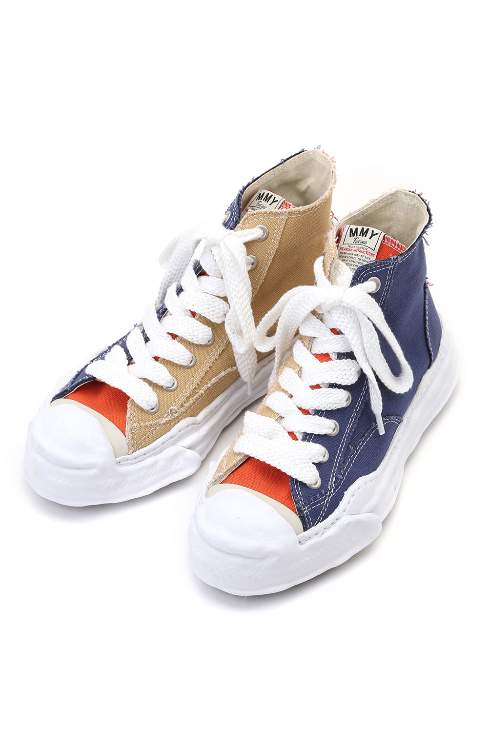 Original sole Toe cap sneaker HI canvas Navy/Beige