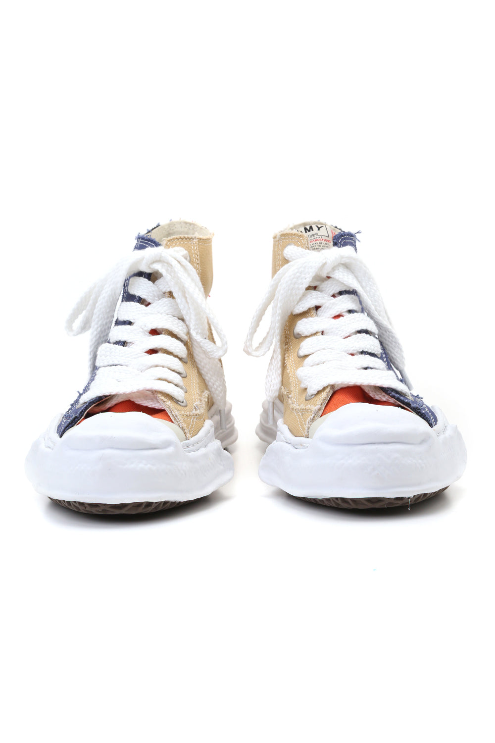 Original sole Toe cap sneaker HI canvas Navy/Beige