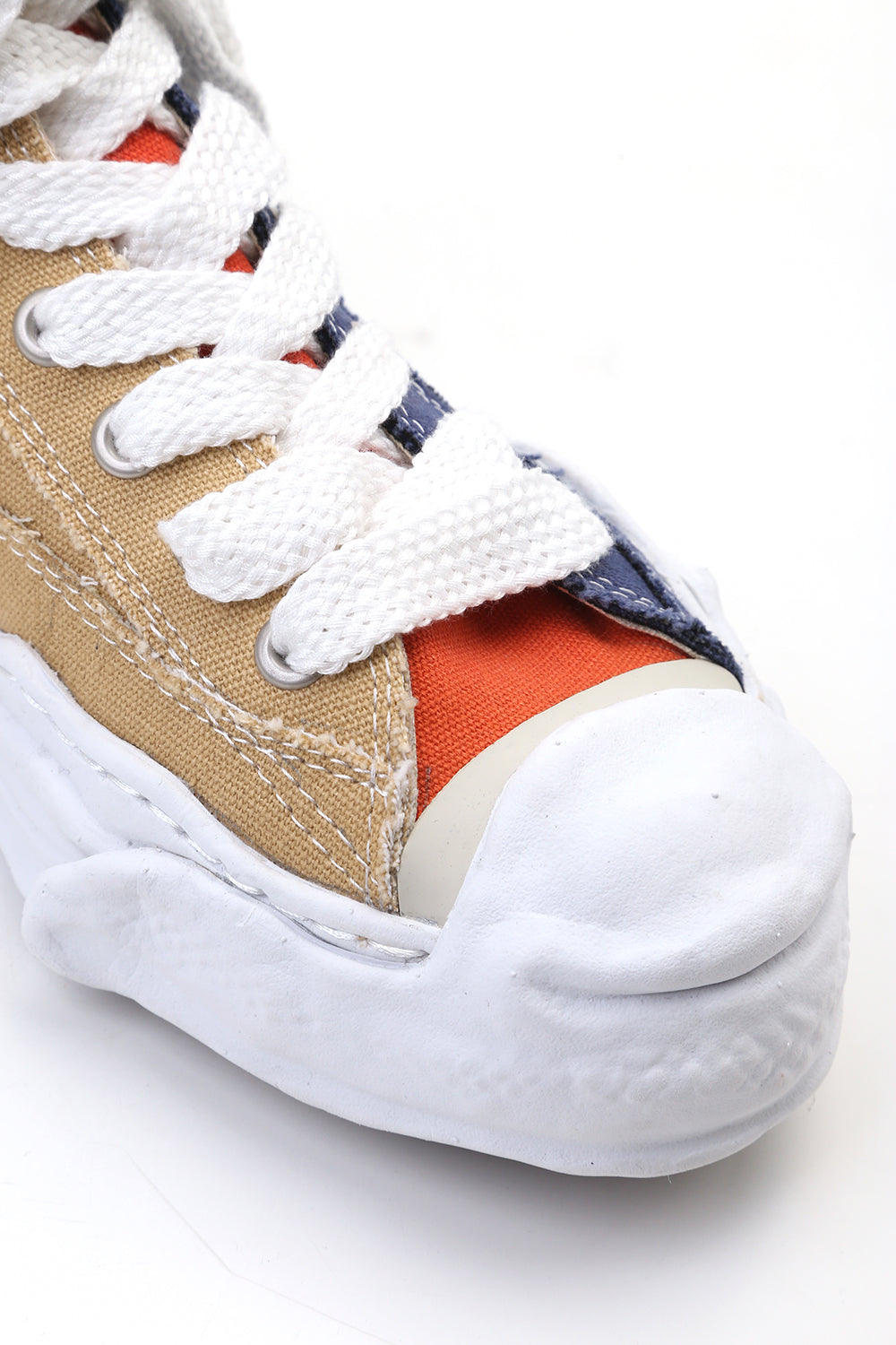 Original sole Toe cap sneaker HI canvas Navy/Beige