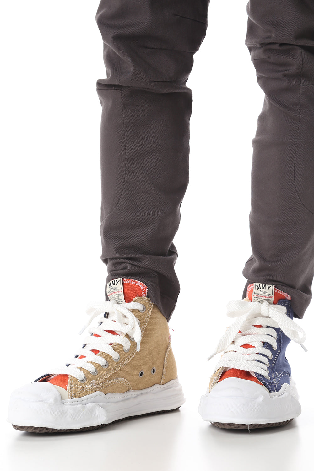 Original sole Toe cap sneaker HI canvas Navy/Beige