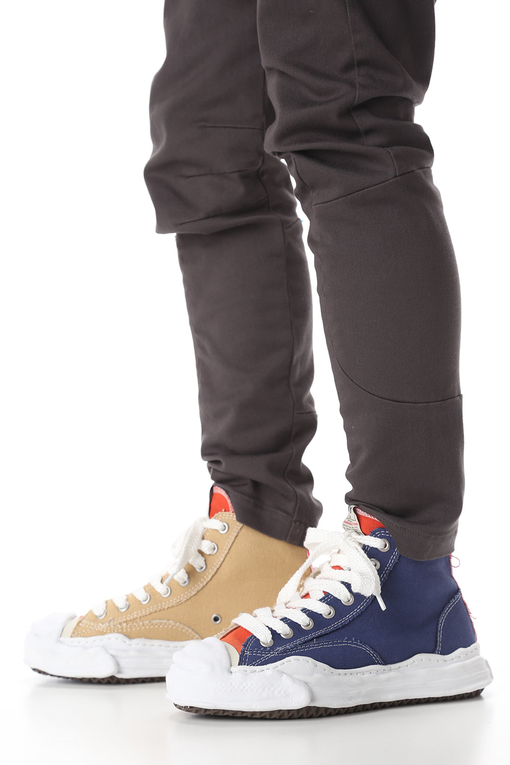 Original sole Toe cap sneaker HI canvas Navy/Beige