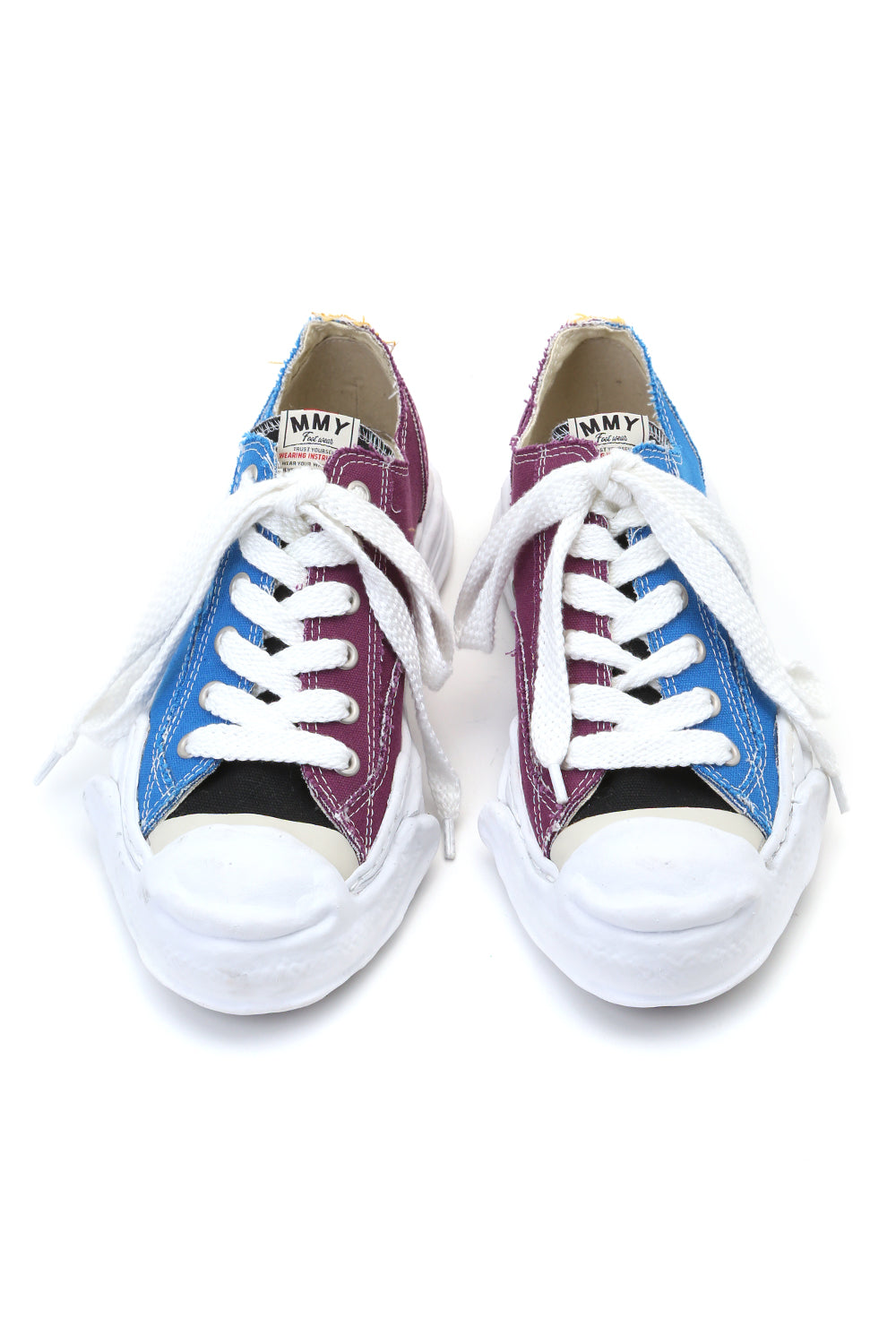 Original sole Toe cap sneaker LOW canvas Blue/Purple