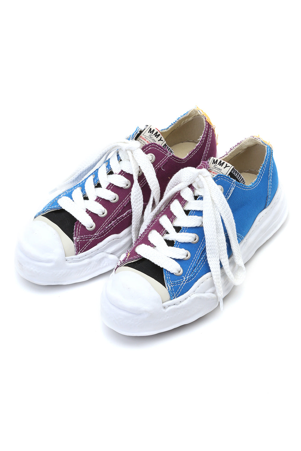 Original sole Toe cap sneaker LOW canvas Blue/Purple