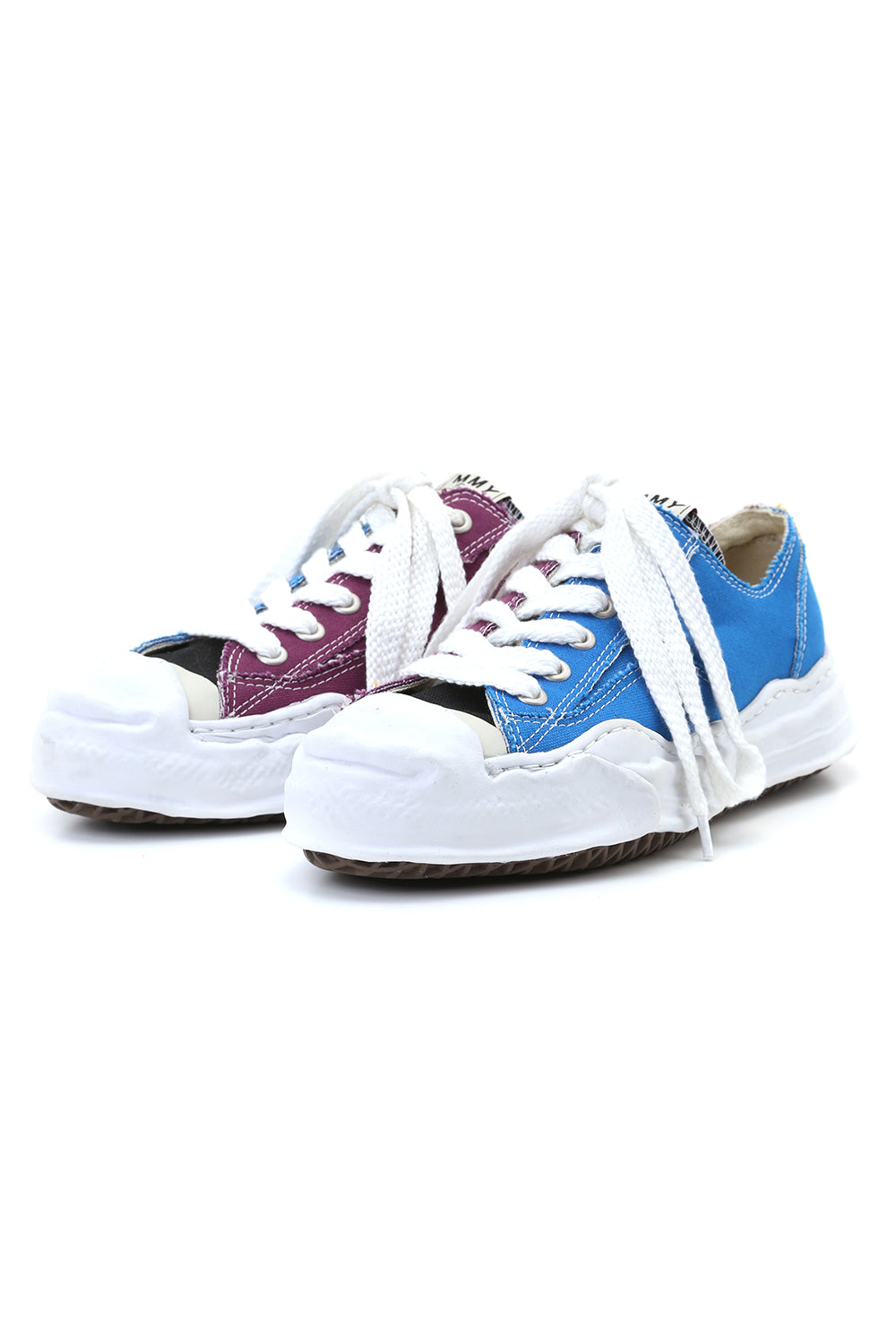 Original sole Toe cap sneaker LOW canvas Blue/Purple