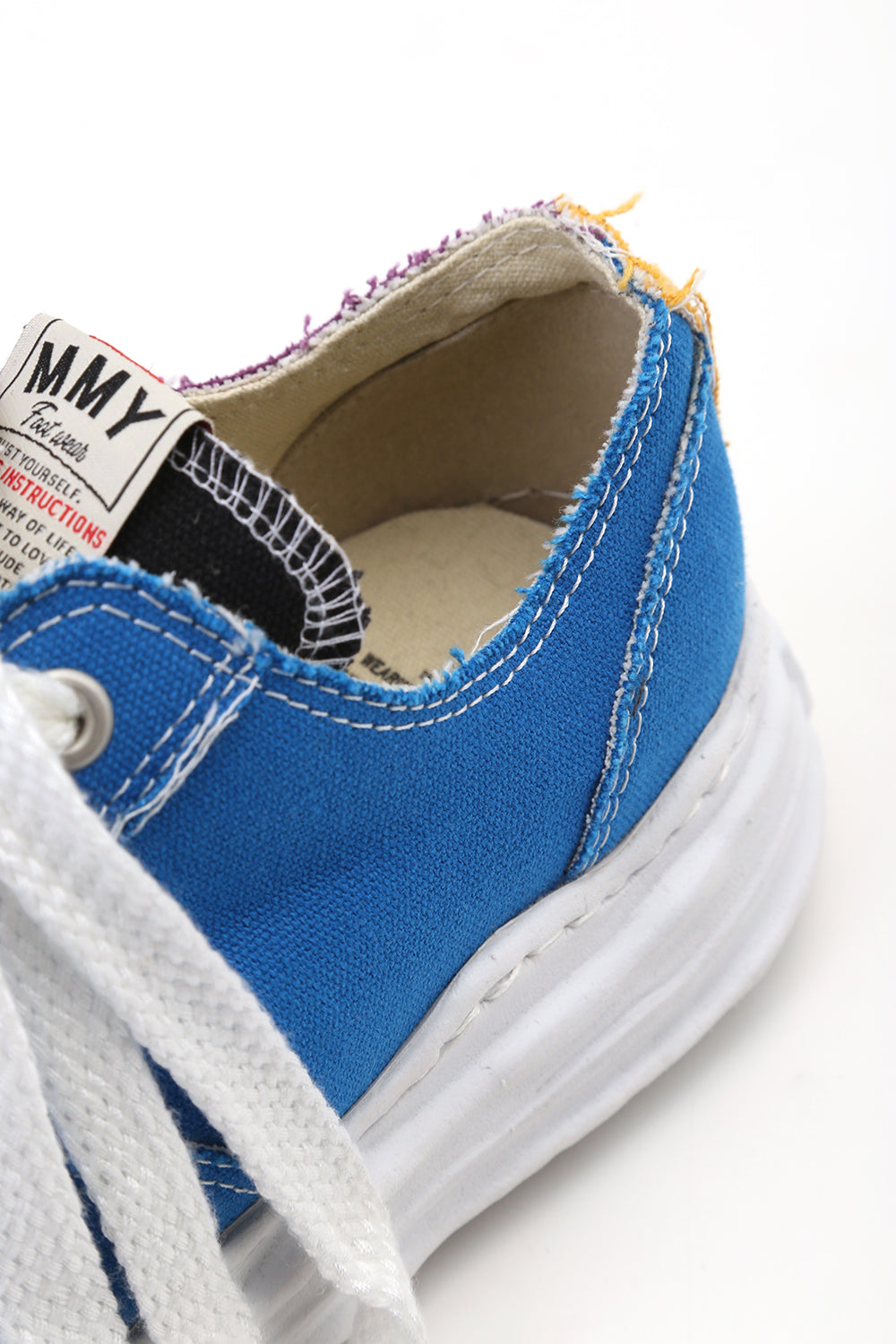 Original sole Toe cap sneaker LOW canvas Blue/Purple