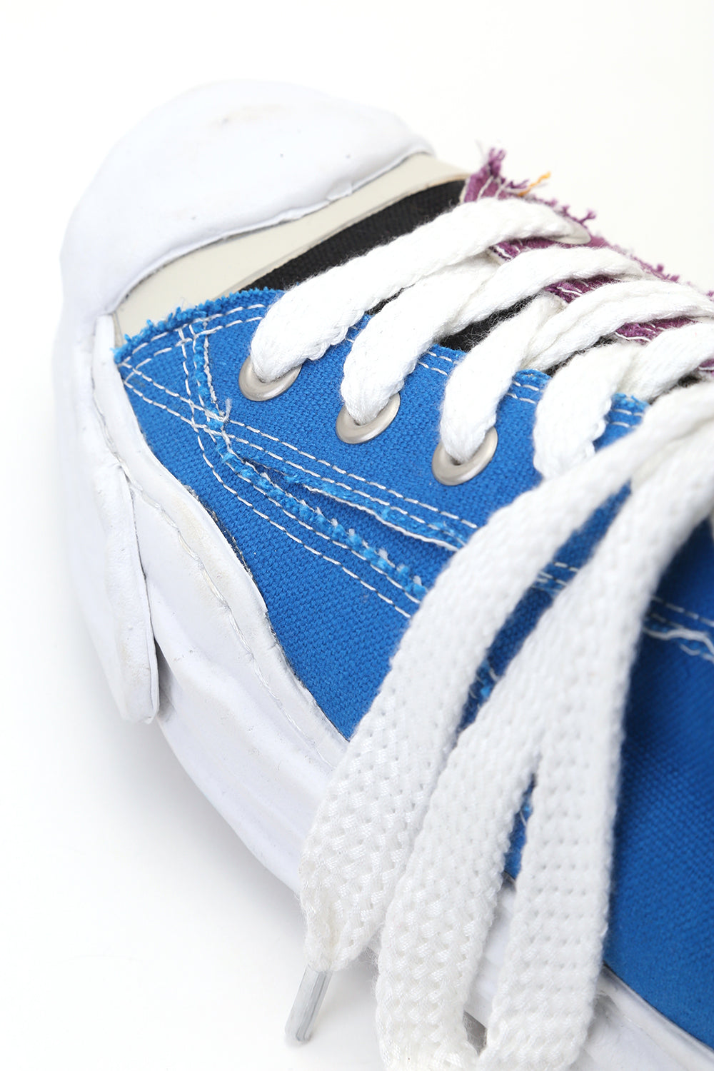 Original sole Toe cap sneaker LOW canvas Blue/Purple