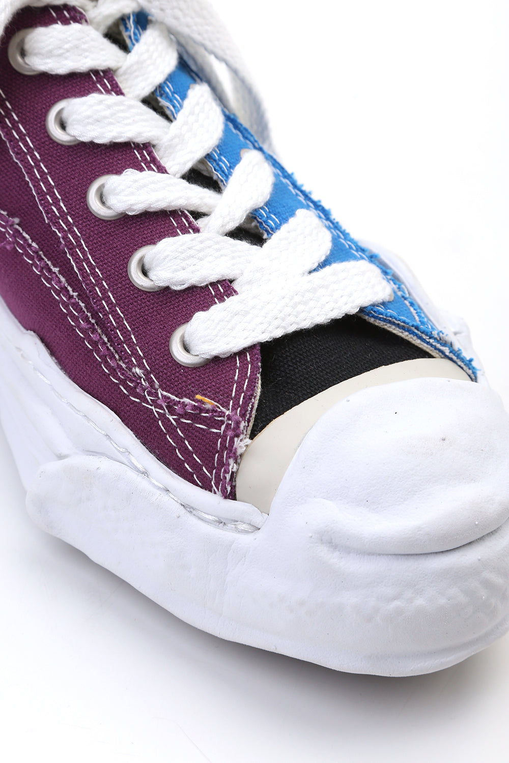 Original sole Toe cap sneaker LOW canvas Blue/Purple