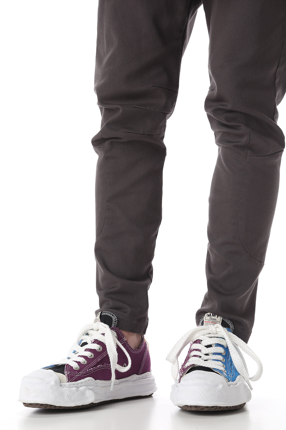 Original sole Toe cap sneaker LOW canvas Blue/Purple