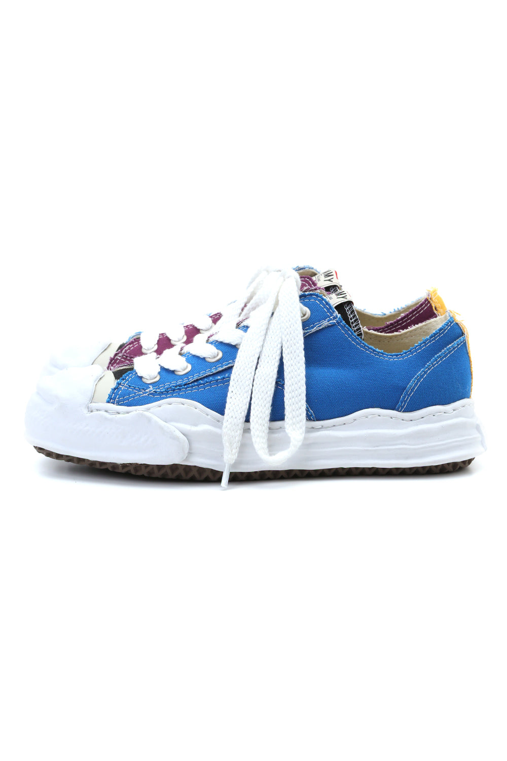 Original sole Toe cap sneaker LOW canvas Blue/Purple