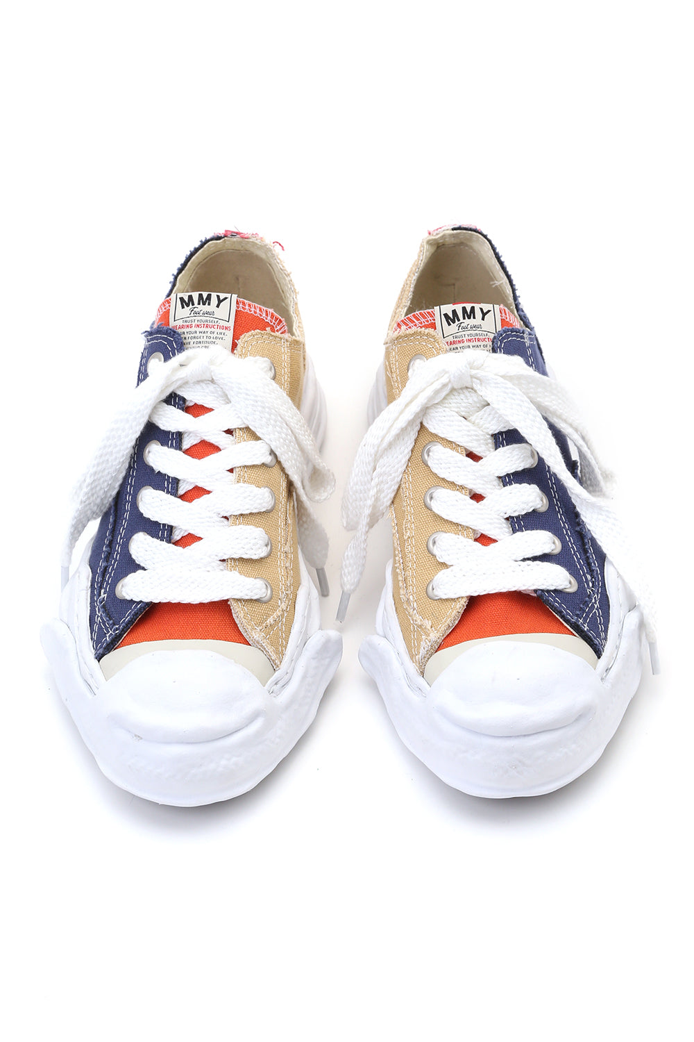 Original sole toe cap sneaker LOW canvas Navy/Beige Delivery August