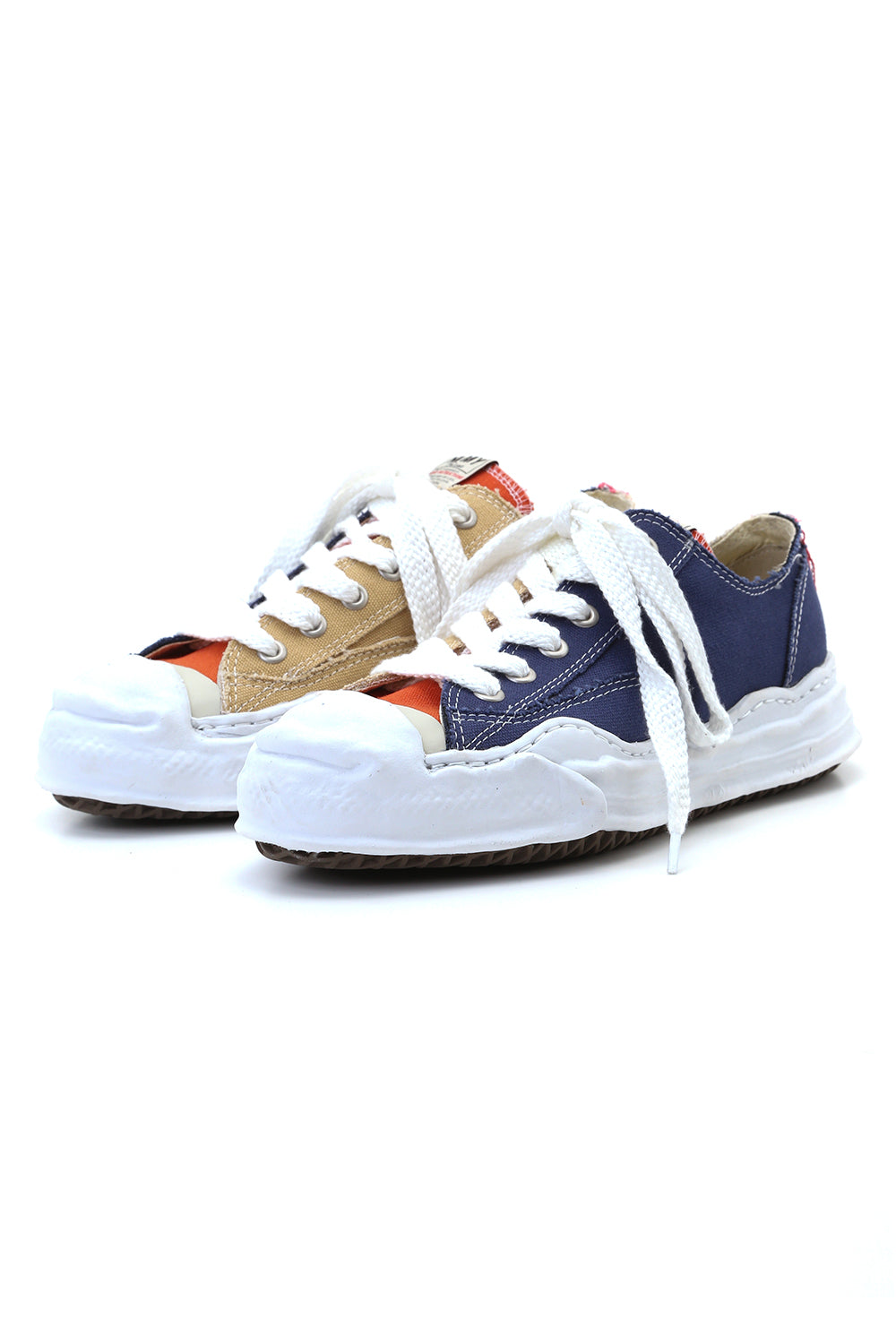 Original sole toe cap sneaker LOW canvas Navy/Beige Delivery April