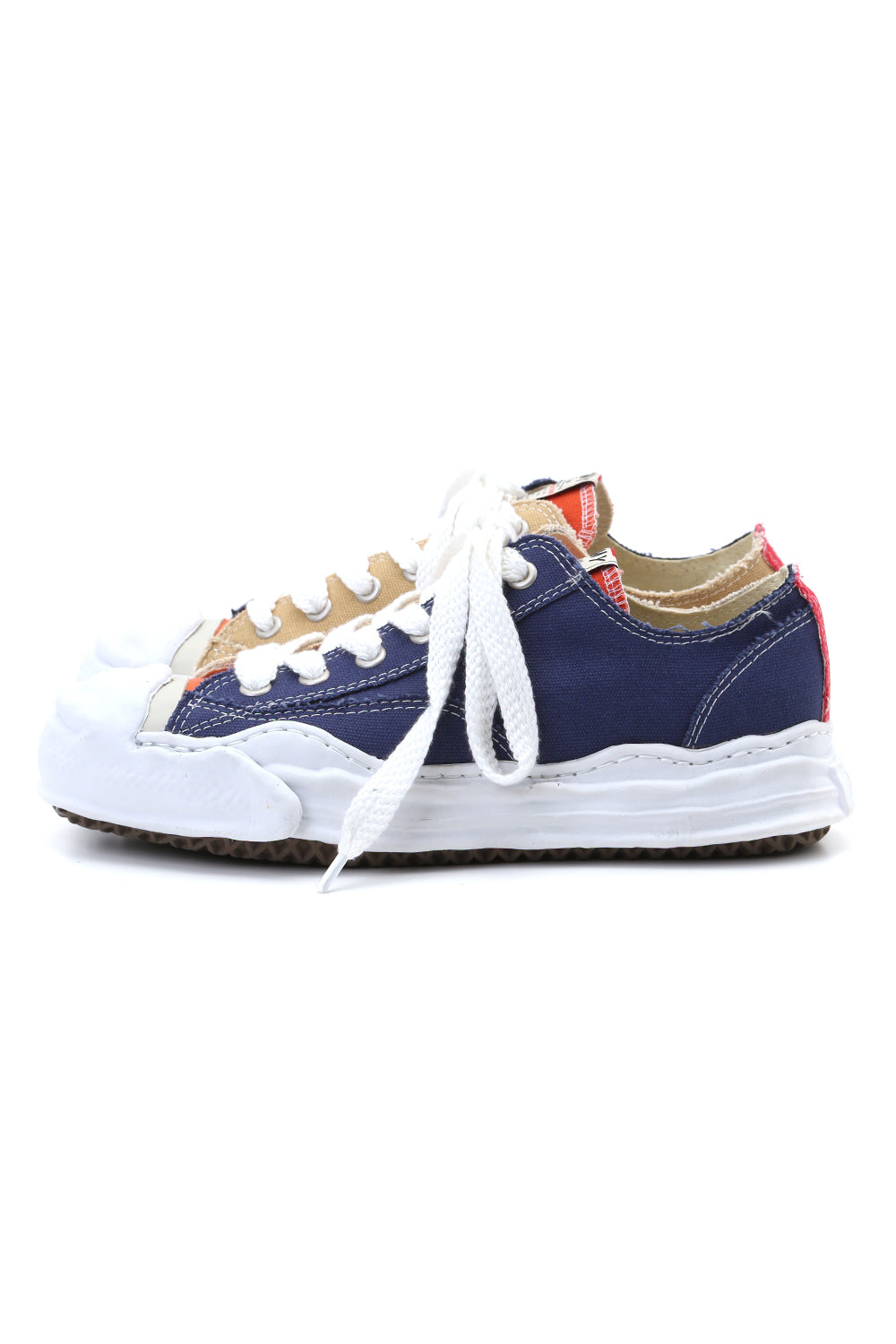 Original sole toe cap sneaker LOW canvas Navy/Beige Delivery August