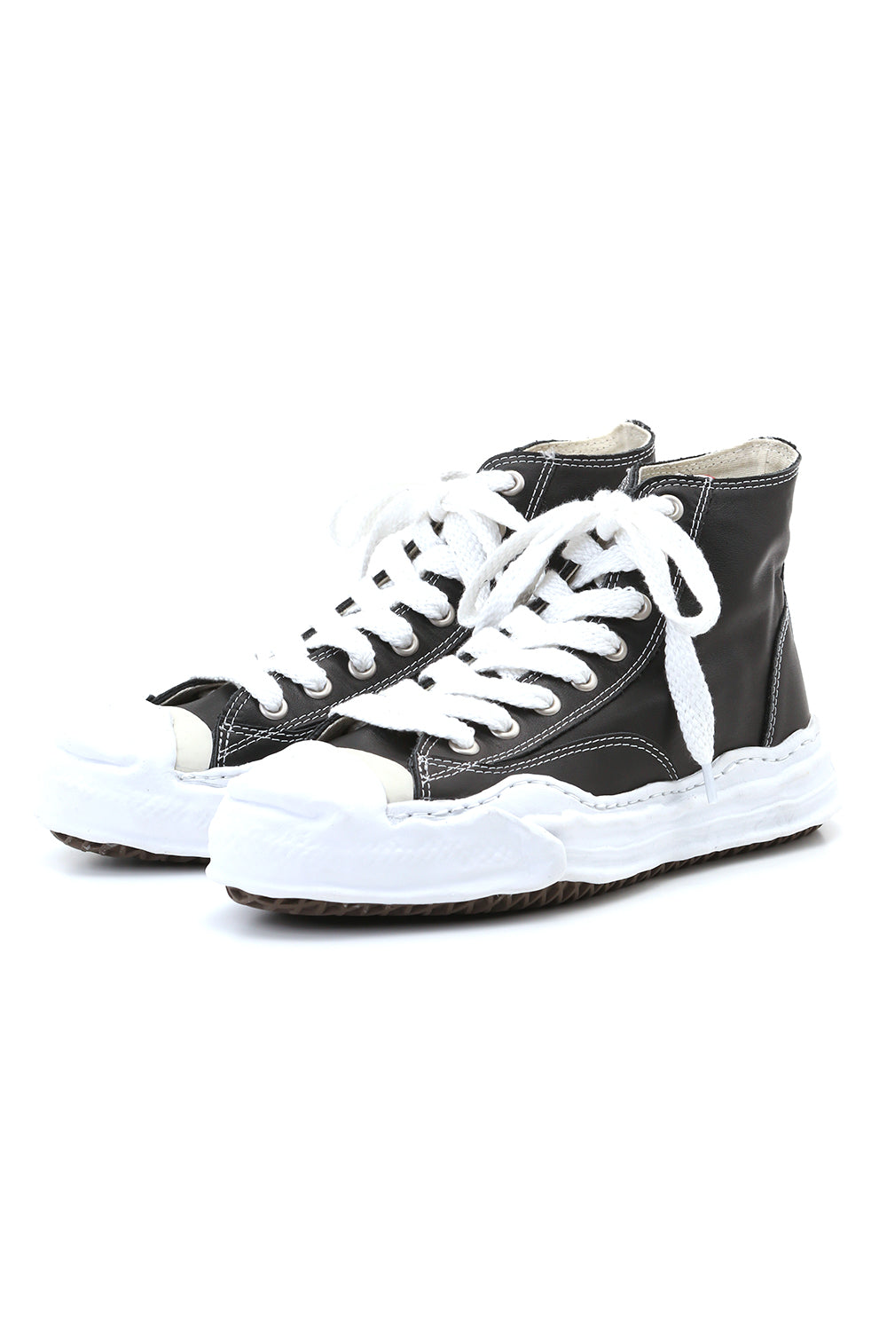Original sole Toe cap sneaker HI leather Black