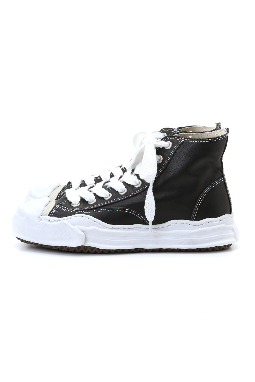 Original sole Toe cap sneaker HI leather Black