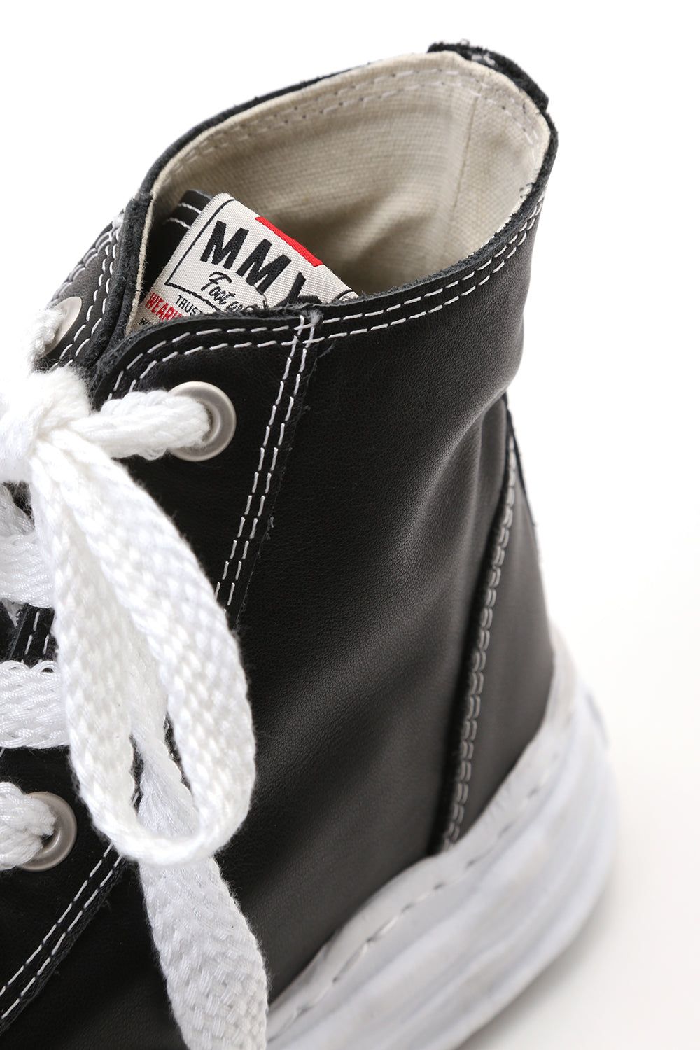 Original sole Toe cap sneaker HI leather Black