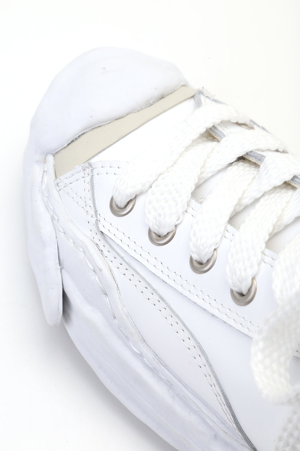 Original sole Toe cap sneaker HI leather White