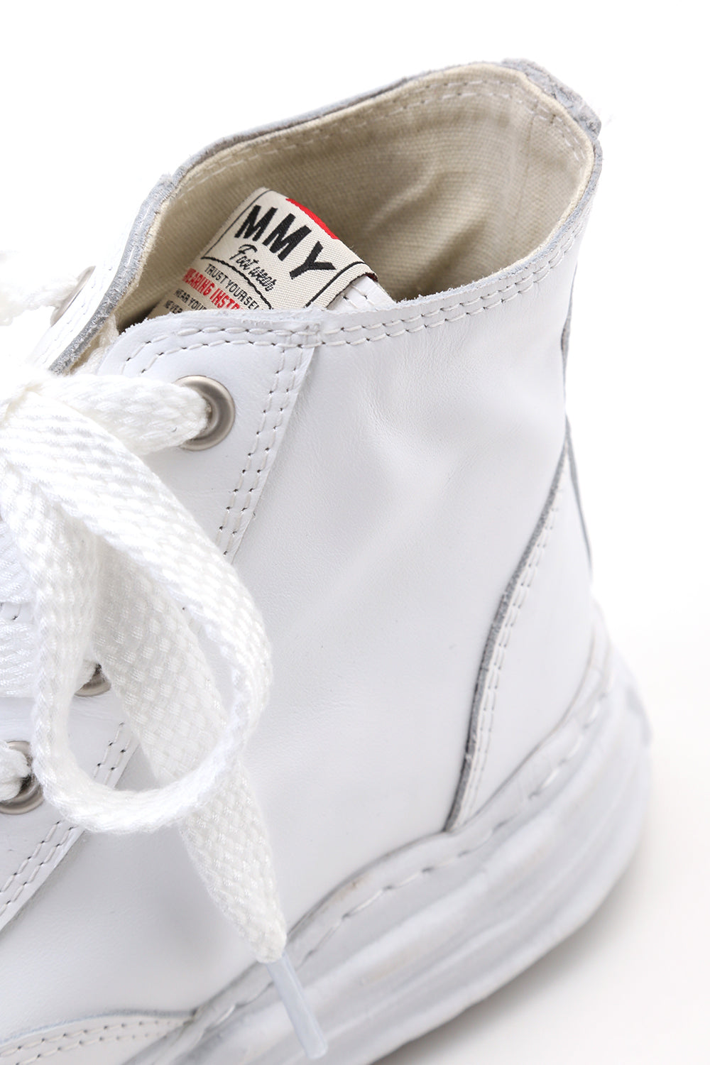 Original sole Toe cap sneaker HI leather White