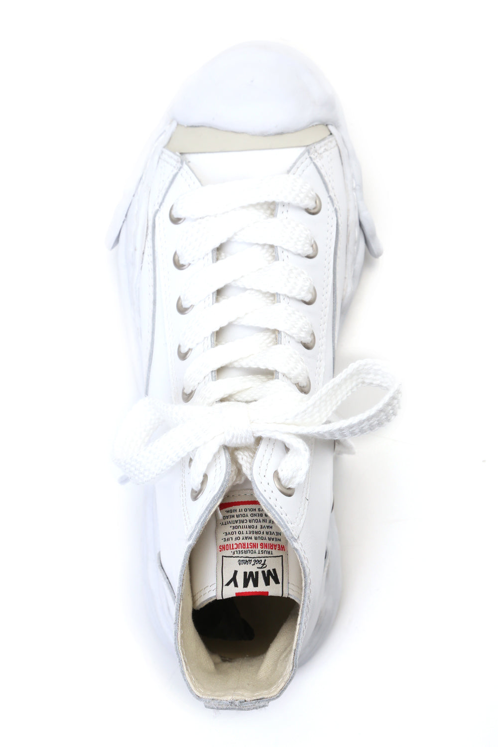Original sole Toe cap sneaker HI leather White
