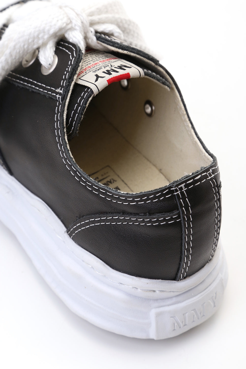 Original sole Toe cap sneaker LOW leather Black