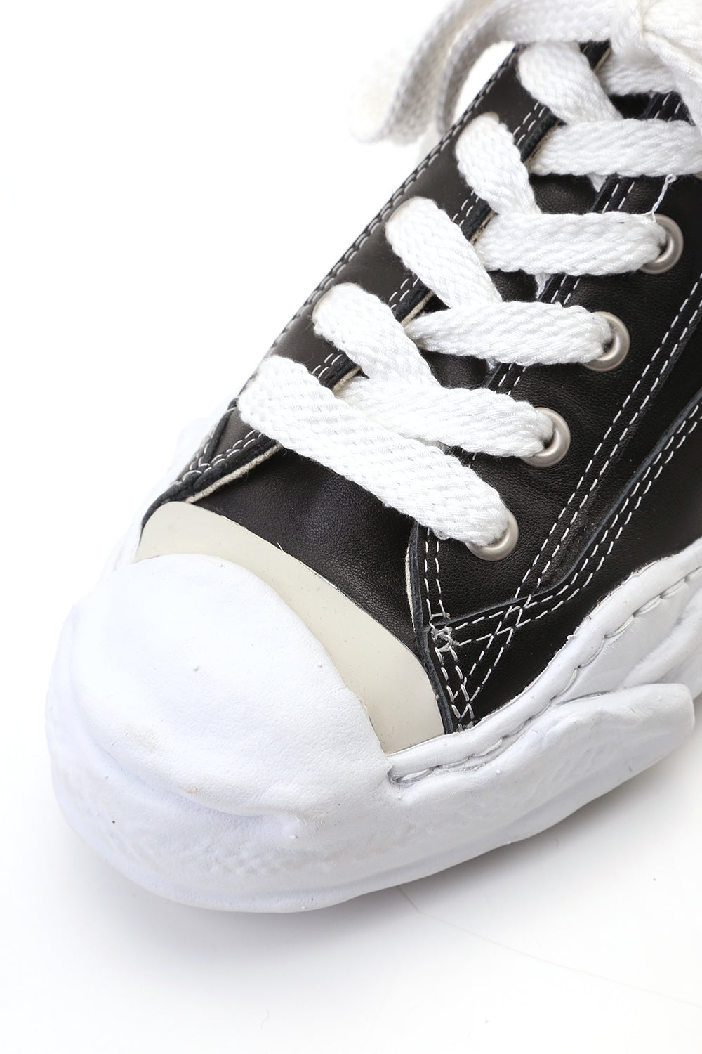 Original sole Toe cap sneaker LOW leather Black