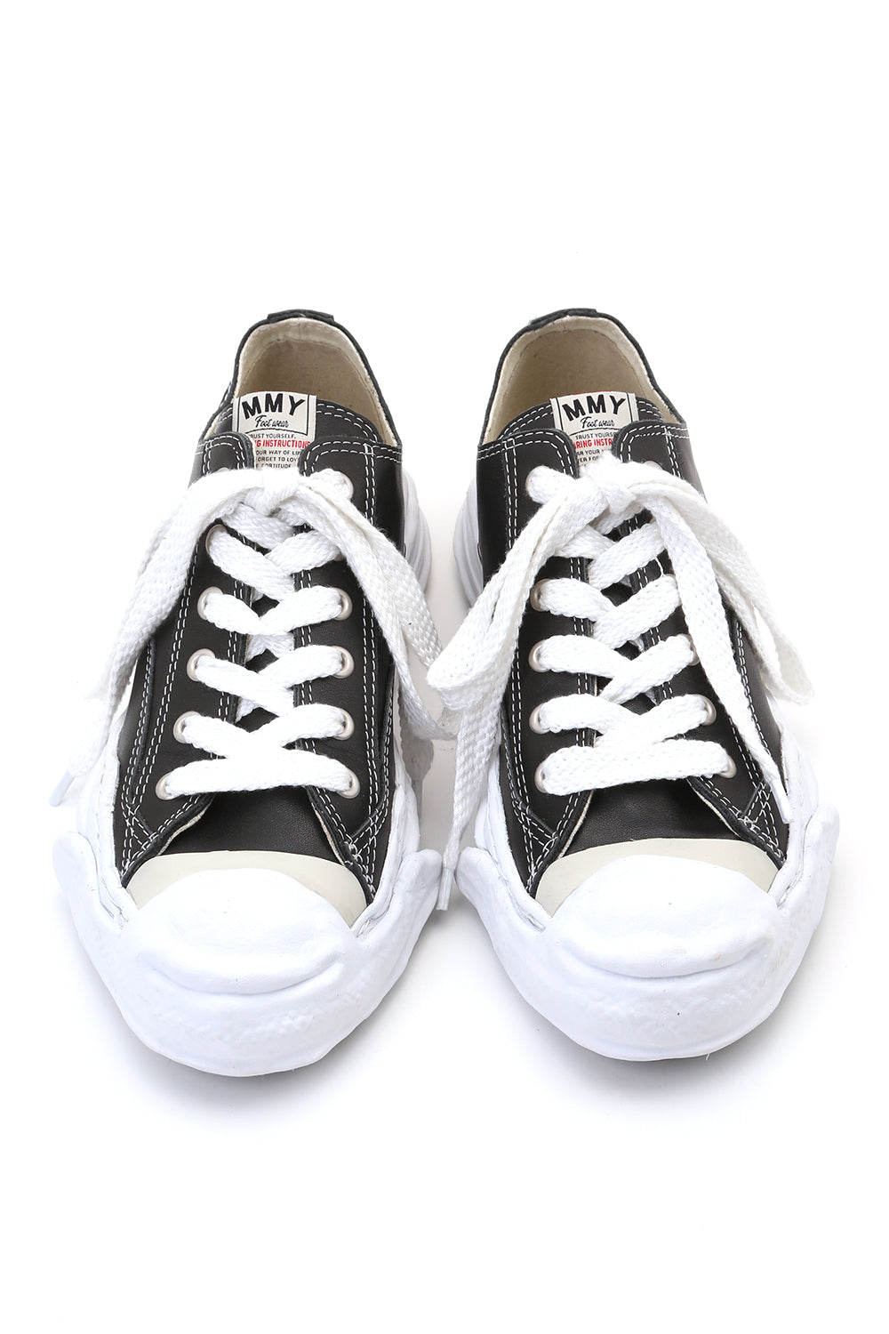 Original sole Toe cap sneaker LOW leather Black
