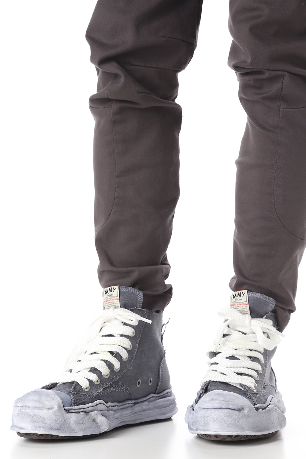 Original sole Toe cap sneaker HI over dyed Black