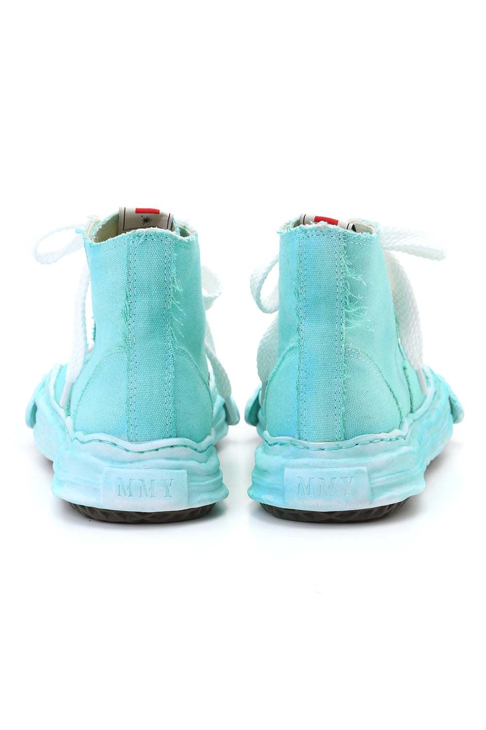 オリジナルソール トゥカップ スニーカー ハイカット オーバーダイ Emerald