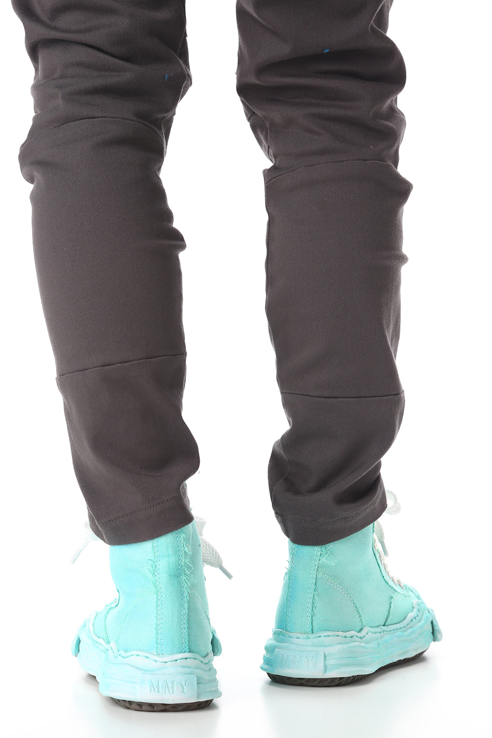 オリジナルソール トゥカップ スニーカー ハイカット オーバーダイ Emerald