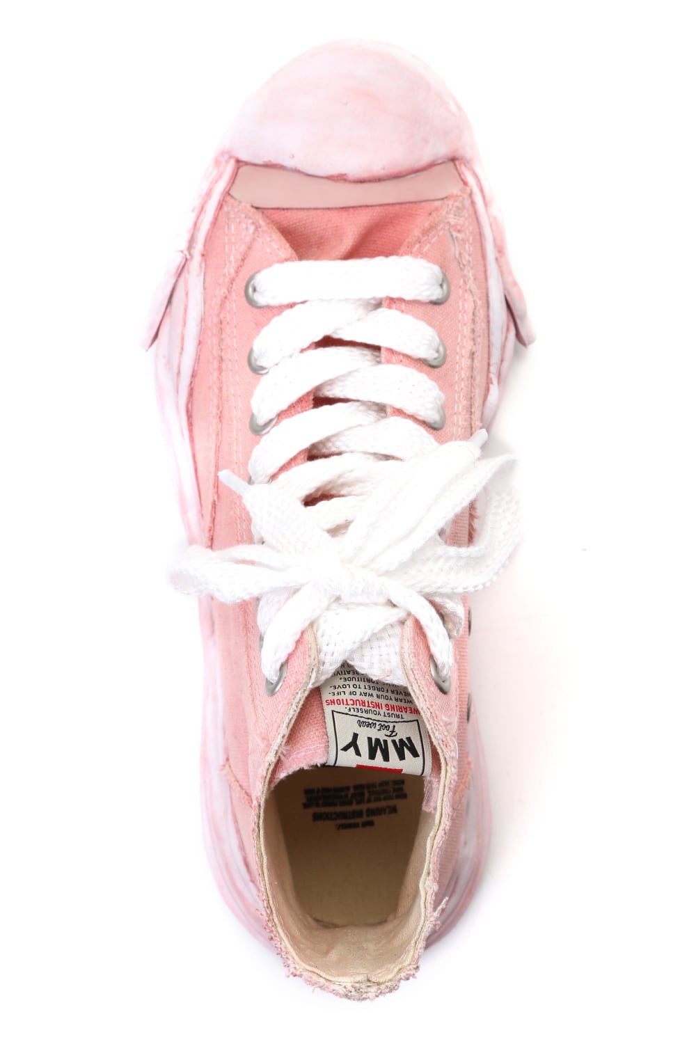 Original sole Toe cap sneaker HI over dyed Pink