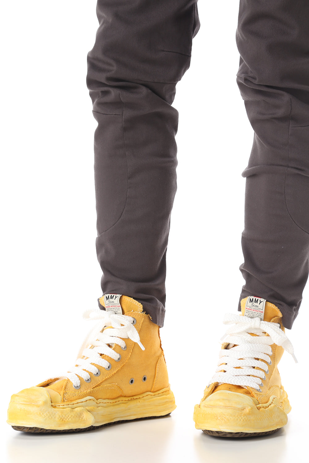 Original sole Toe cap sneaker HI over dyed Yellow
