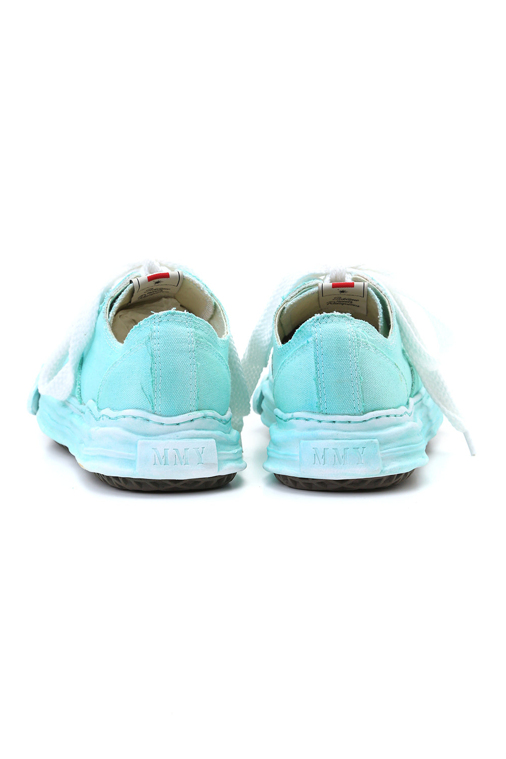 Original sole Toe cap sneaker LOW over dyed Emerald