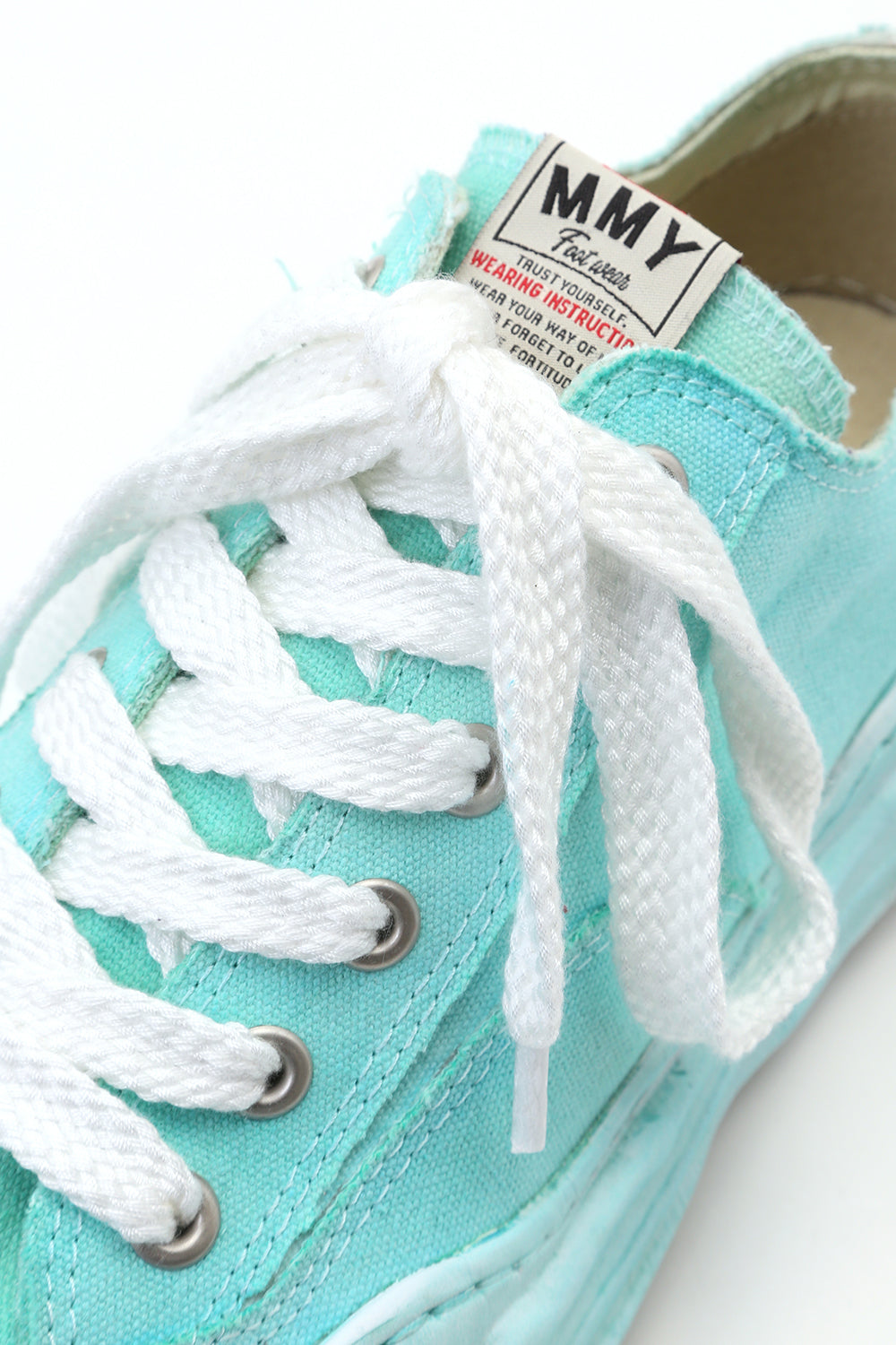 Original sole Toe cap sneaker LOW over dyed Emerald