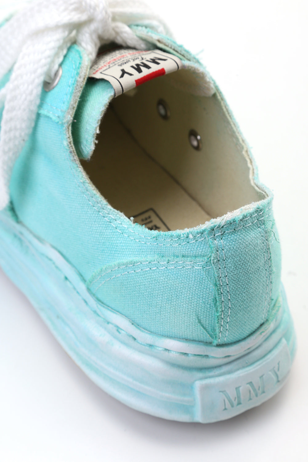 Original sole Toe cap sneaker LOW over dyed Emerald