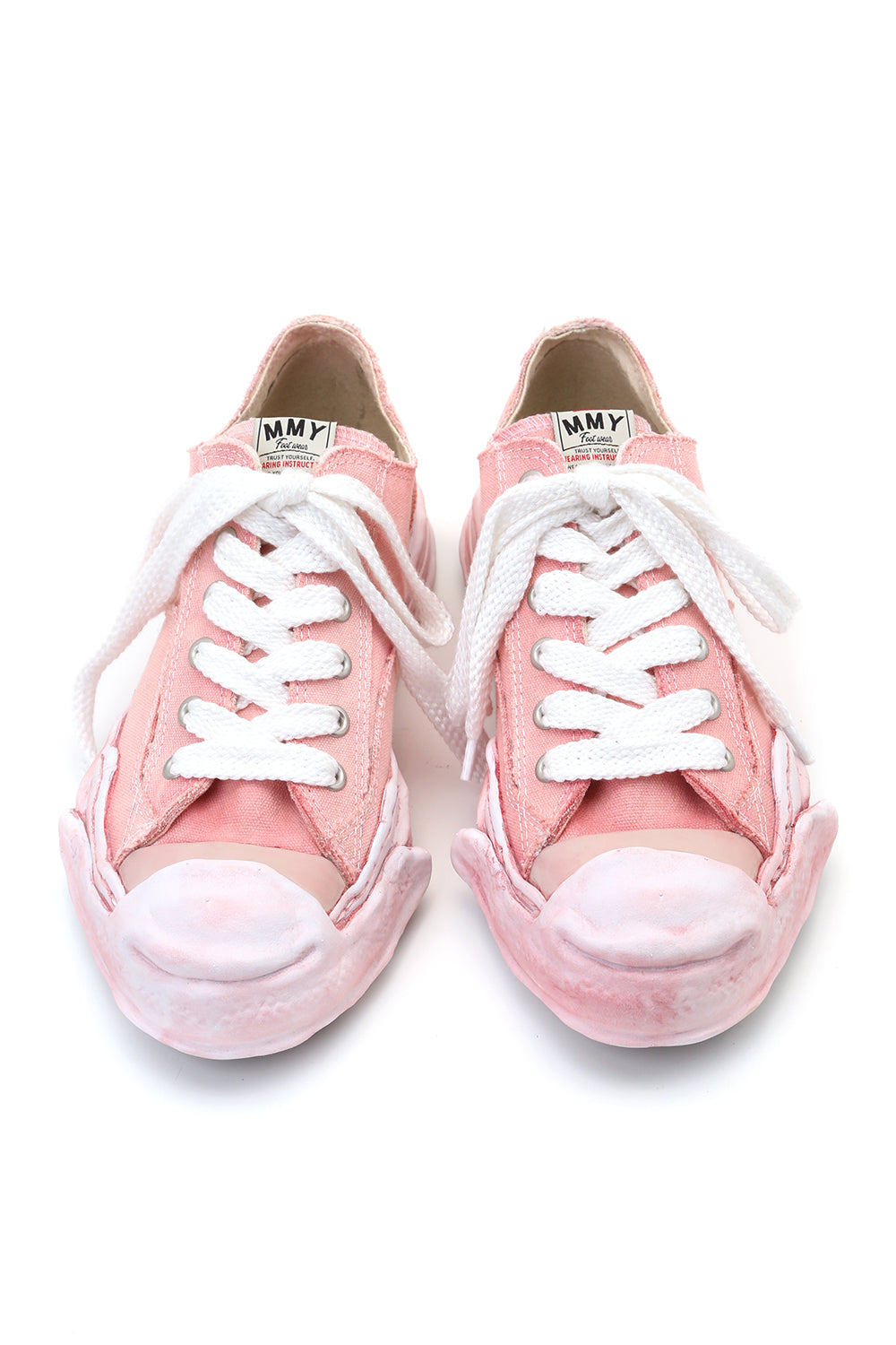 Original sole Toe cap sneaker LOW over dyed Pink