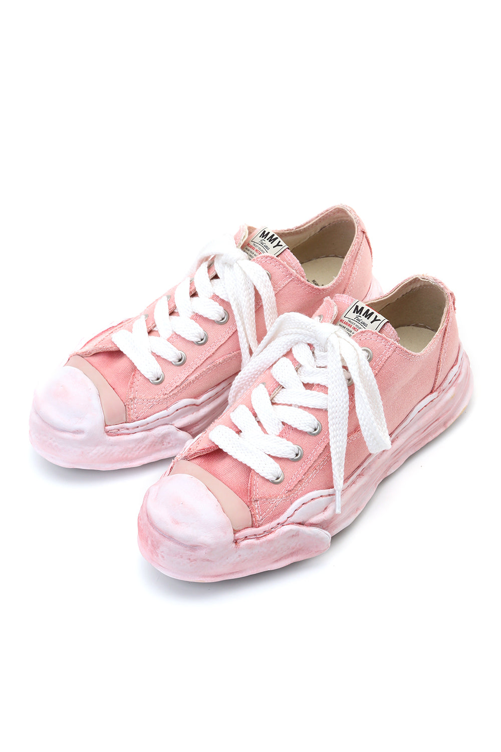 Original sole Toe cap sneaker LOW over dyed Pink