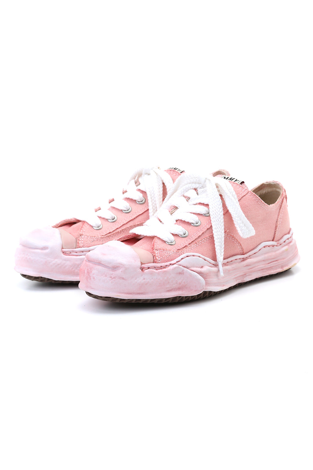 Original sole Toe cap sneaker LOW over dyed Pink