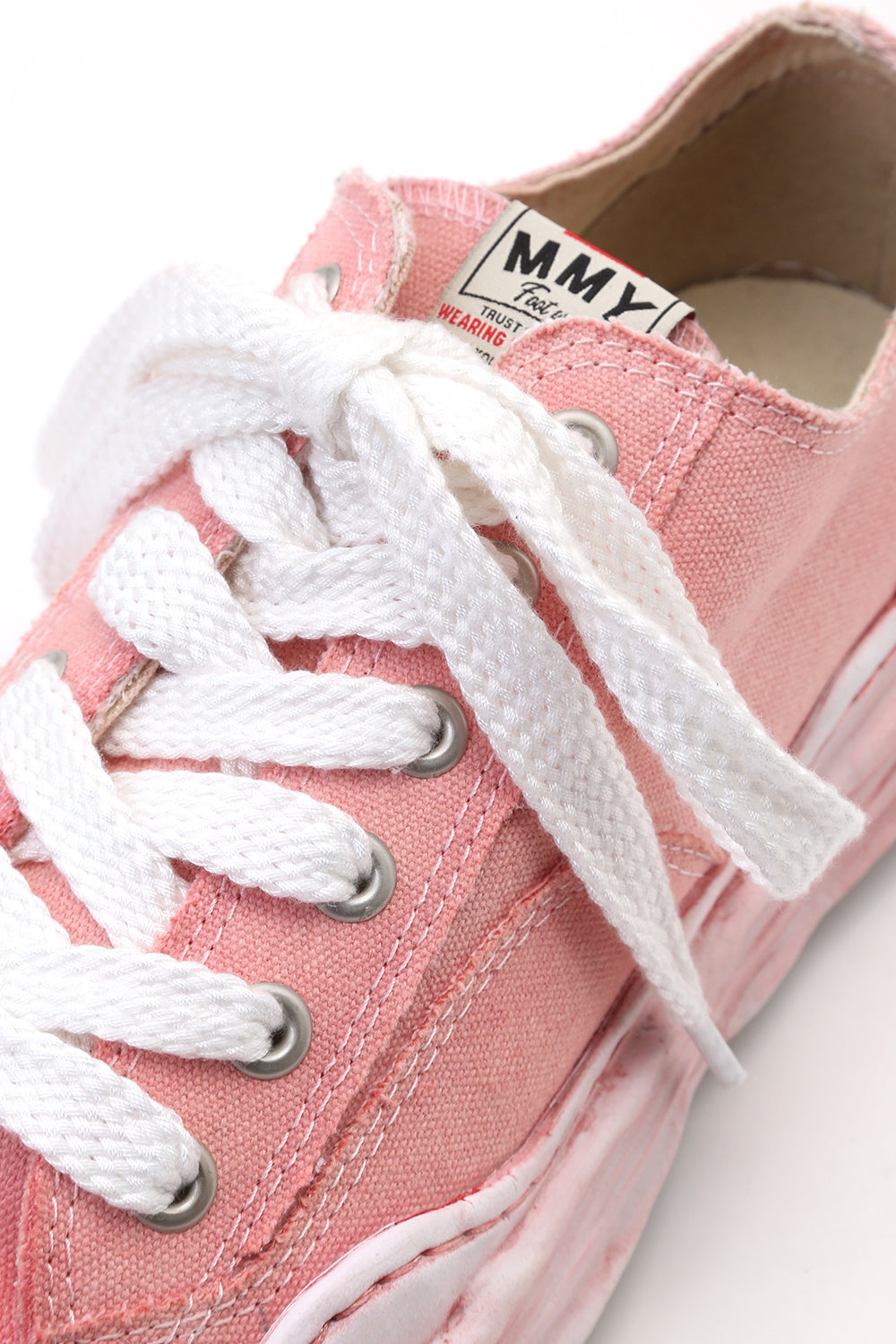 Original sole Toe cap sneaker LOW over dyed Pink
