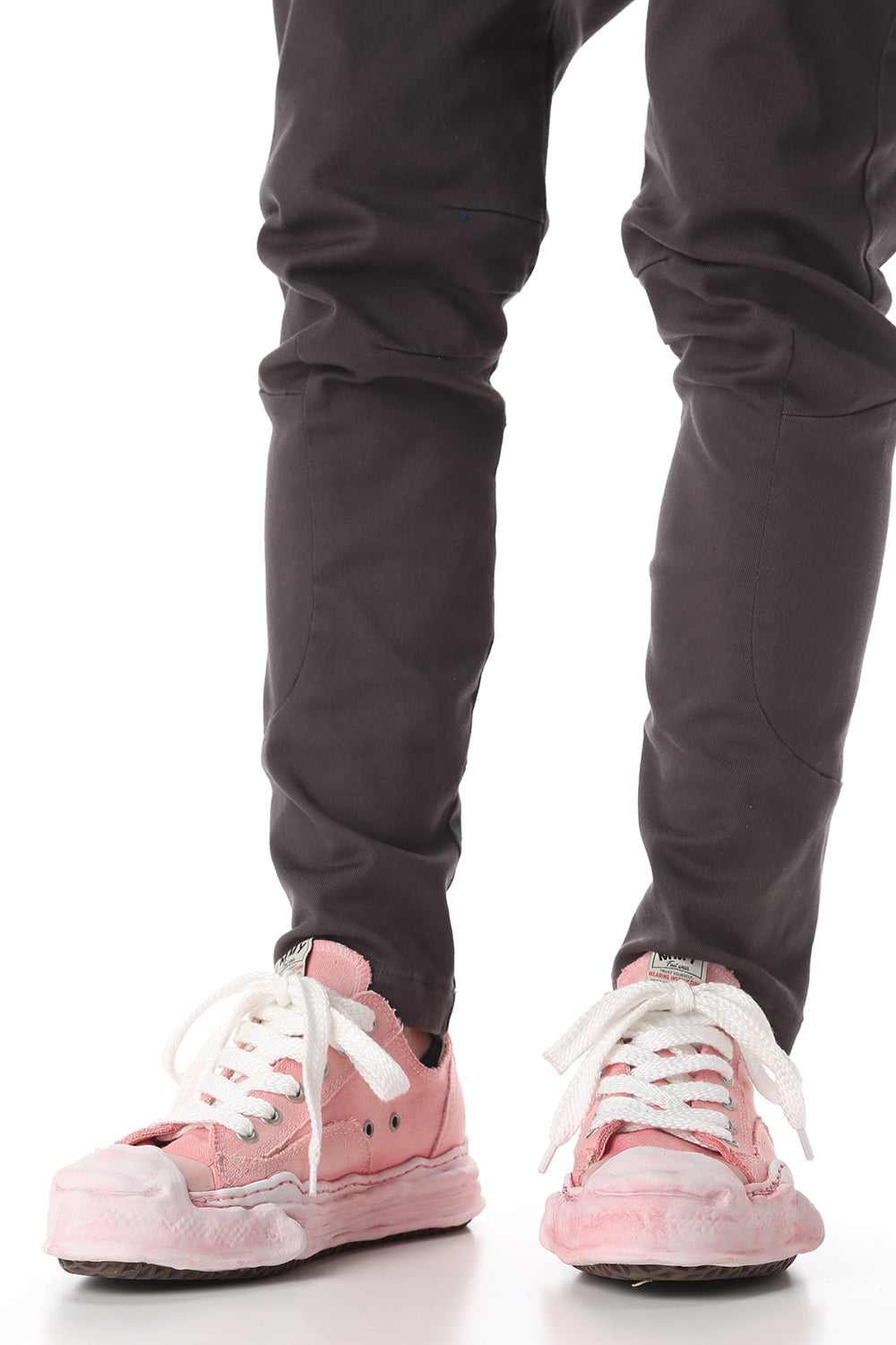 Original sole Toe cap sneaker LOW over dyed Pink