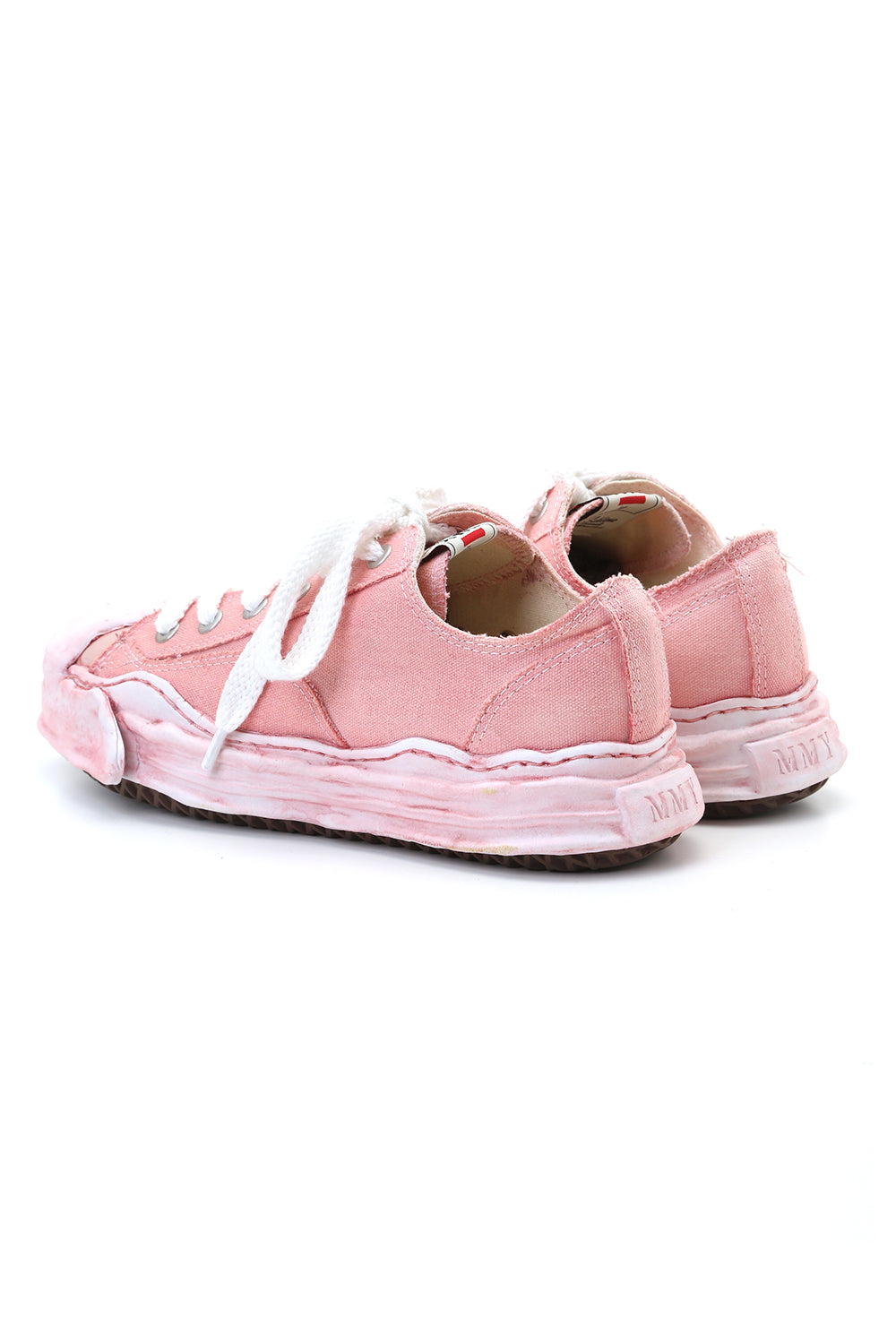 Original sole Toe cap sneaker LOW over dyed Pink