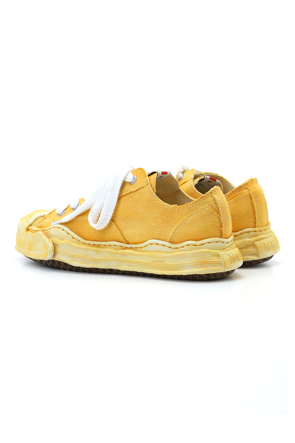 Original sole Toe cap sneaker LOW over dyed Yellow