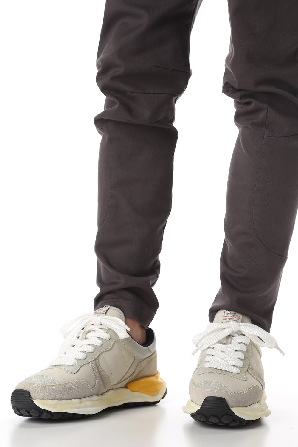 Original sole Overdyed traning sneaker Beige