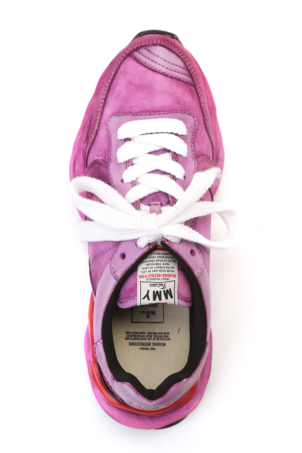 Original sole Overdyed traning sneaker Purple