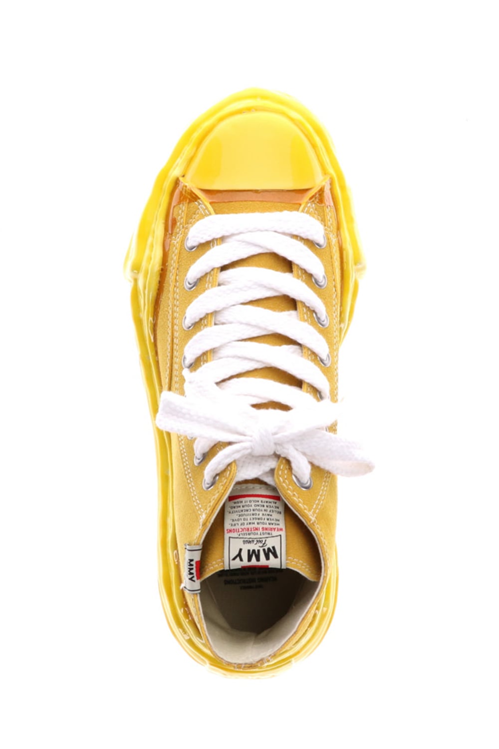 Original sole Dip hitop sneaker Yellow
