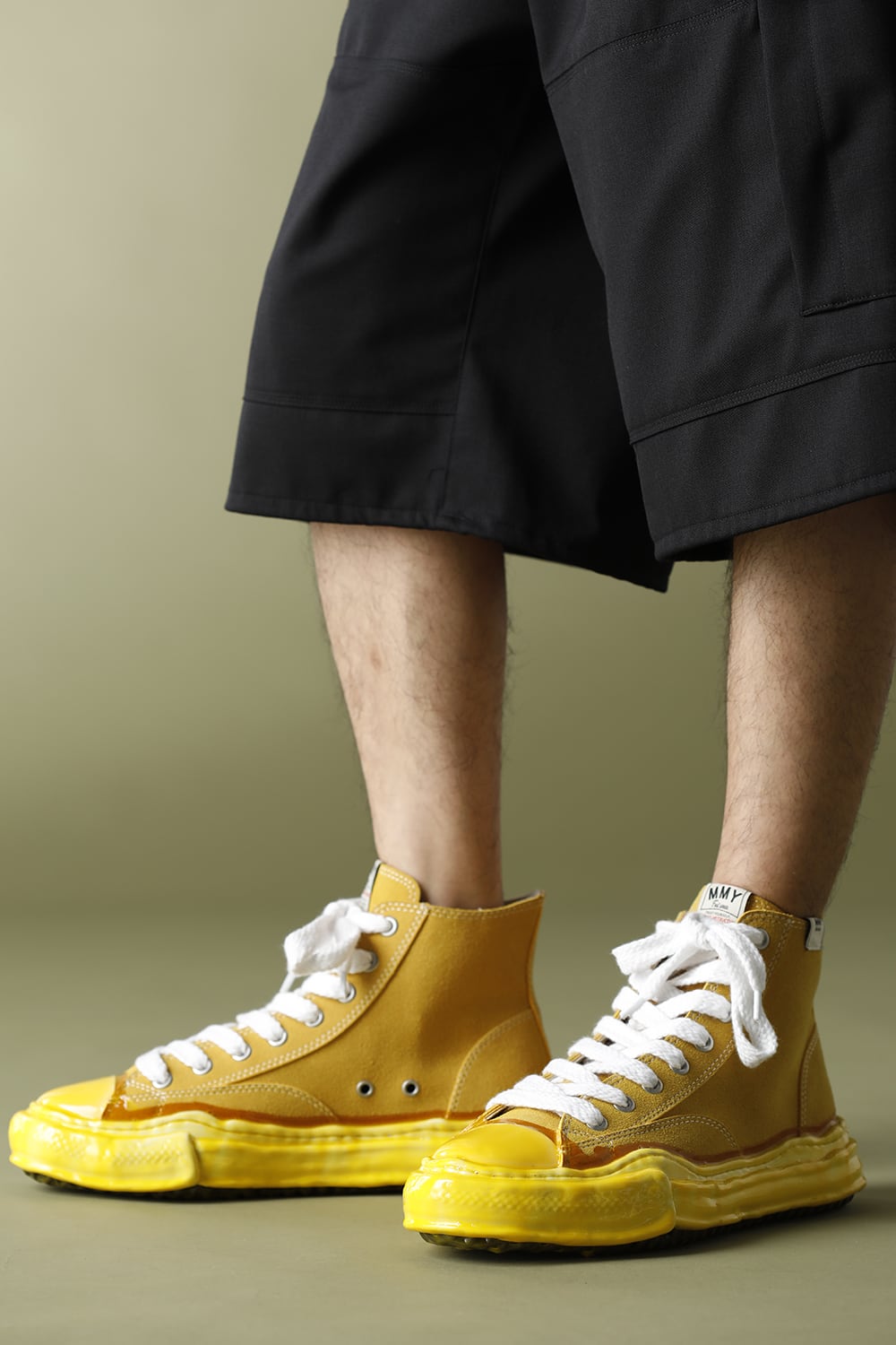 Original sole Dip hitop sneaker Yellow