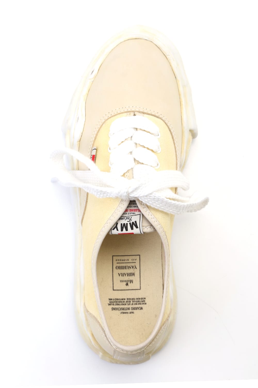 Original sole Overdyed lowcut sneaker Beige