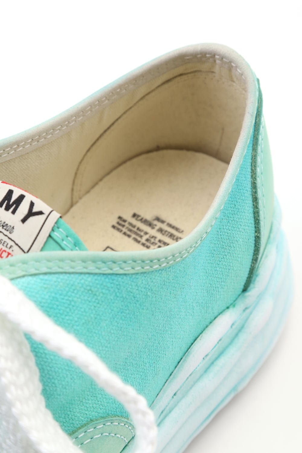 オリジナルソール オーバーダイ ローカット スニーカー Emerald