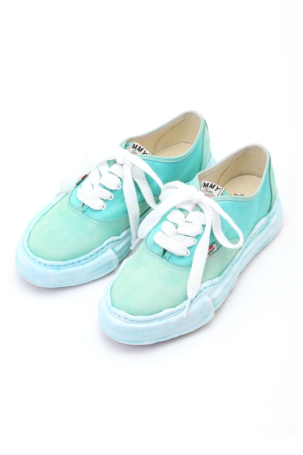 オリジナルソール オーバーダイ ローカット スニーカー Emerald