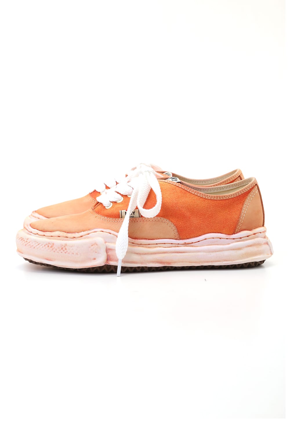 Original sole Overdyed lowcut sneaker Orange