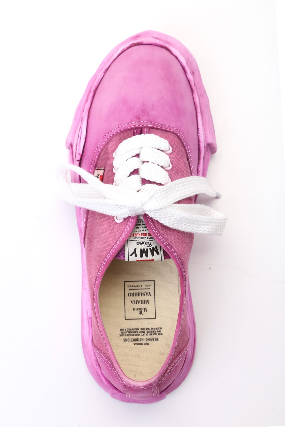 Original sole Overdyed lowcut sneaker Purple
