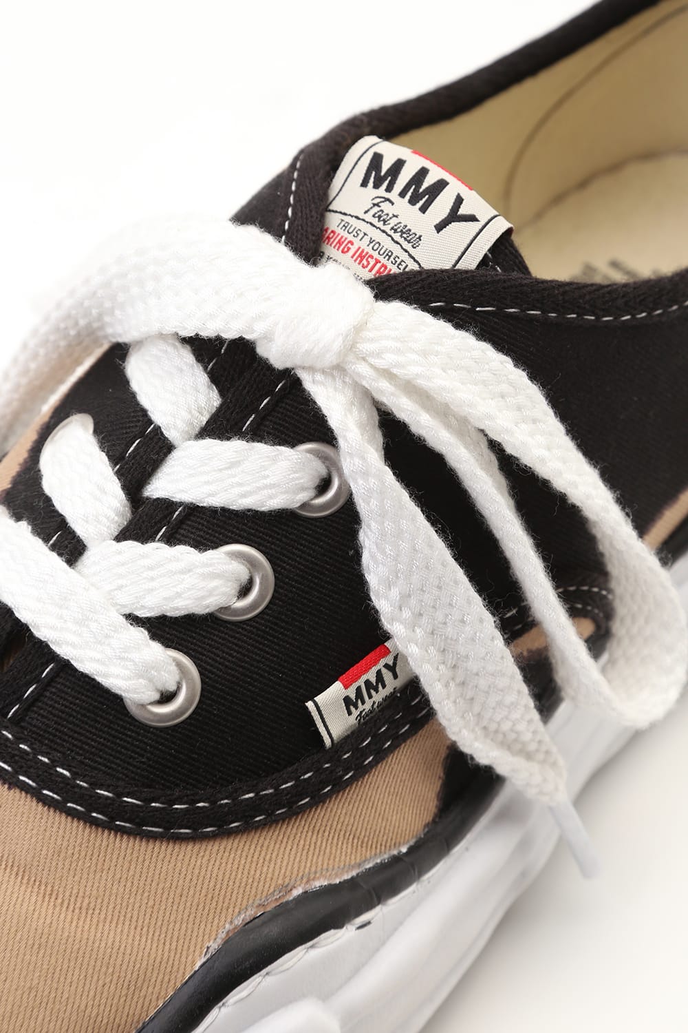 Original sole Printed lowcut sneaker Beige